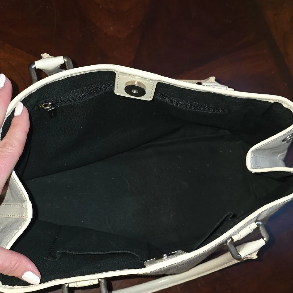 Burberry Cream and Gray Plaid Shoulder Bag - Picture 12 of 16